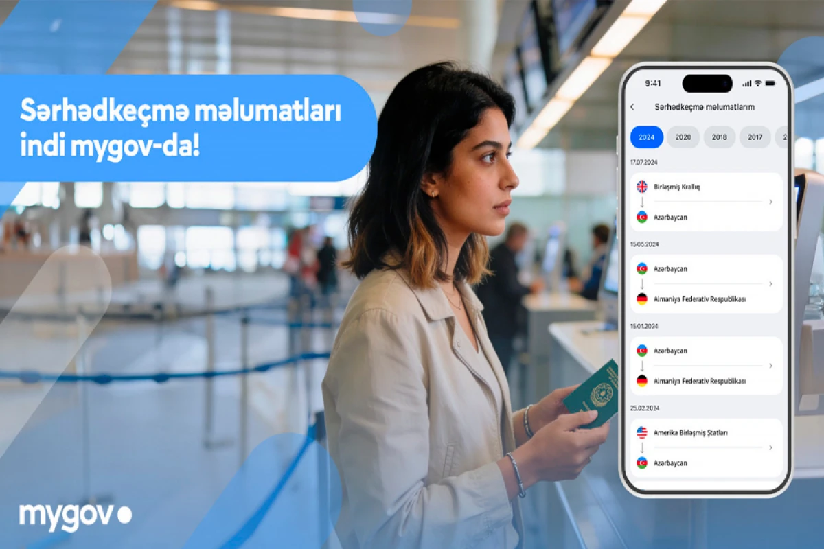 Sərhədkeçmə məlumatları “mygov”a inteqrasiya olundu