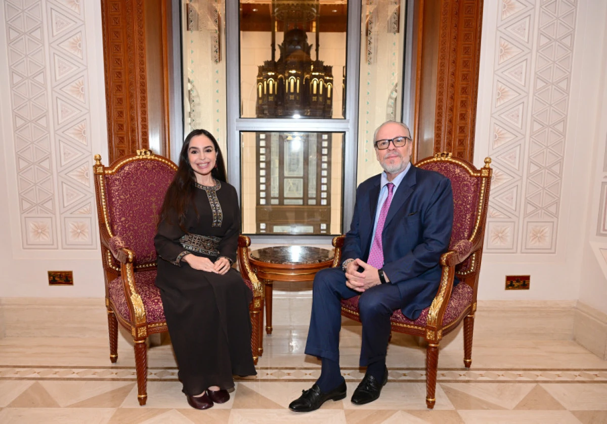 Leyla Əliyeva Maskatda Sultan Opera Evini ziyarət etdi — 1