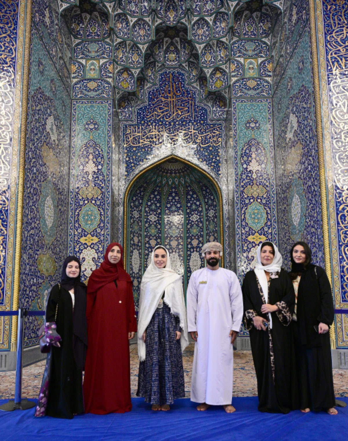 Leyla Əliyeva Maskatda Sultan Qabus Böyük Məscidini ziyarət etdi — 3