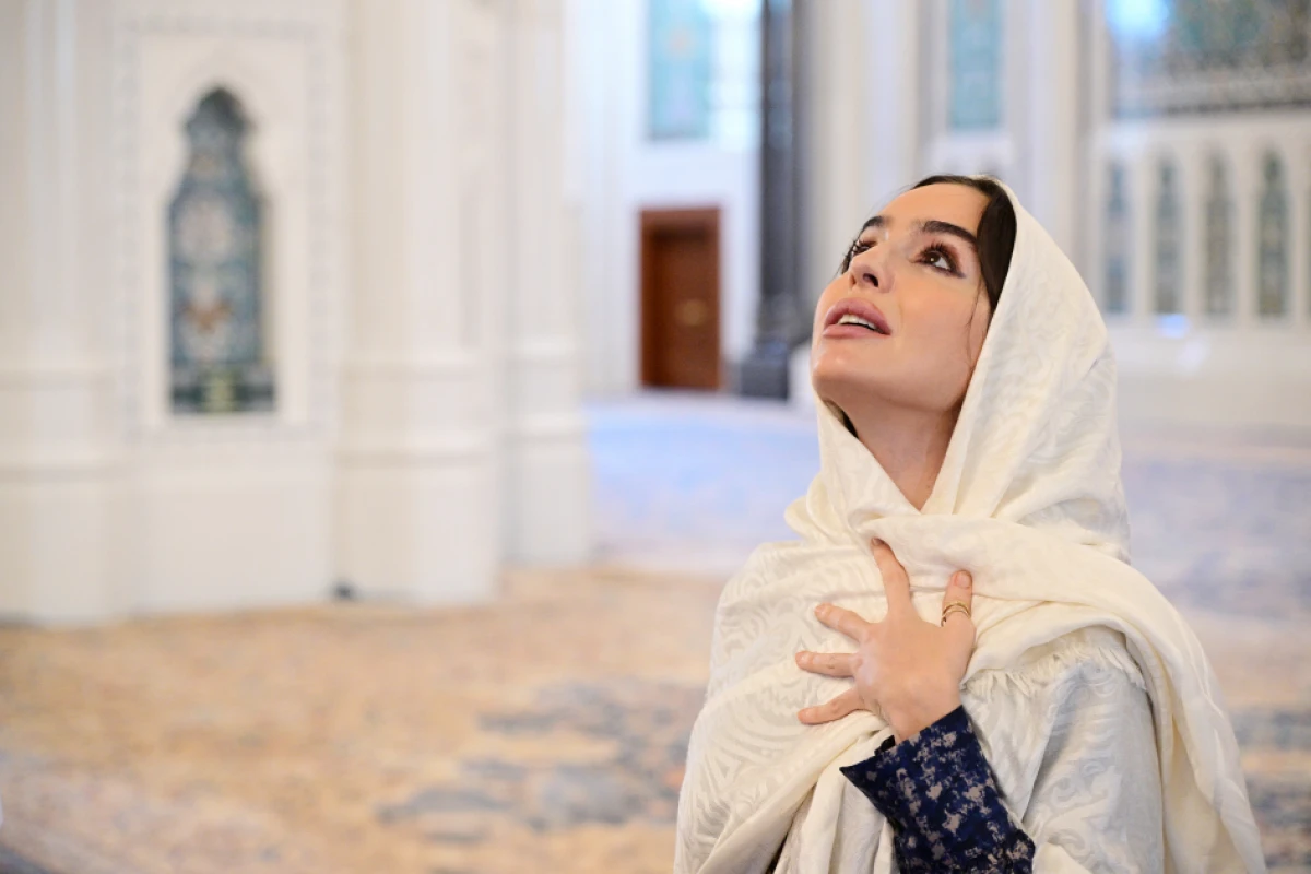 Leyla Əliyeva Maskatda Sultan Qabus Böyük Məscidini ziyarət etdi — 4