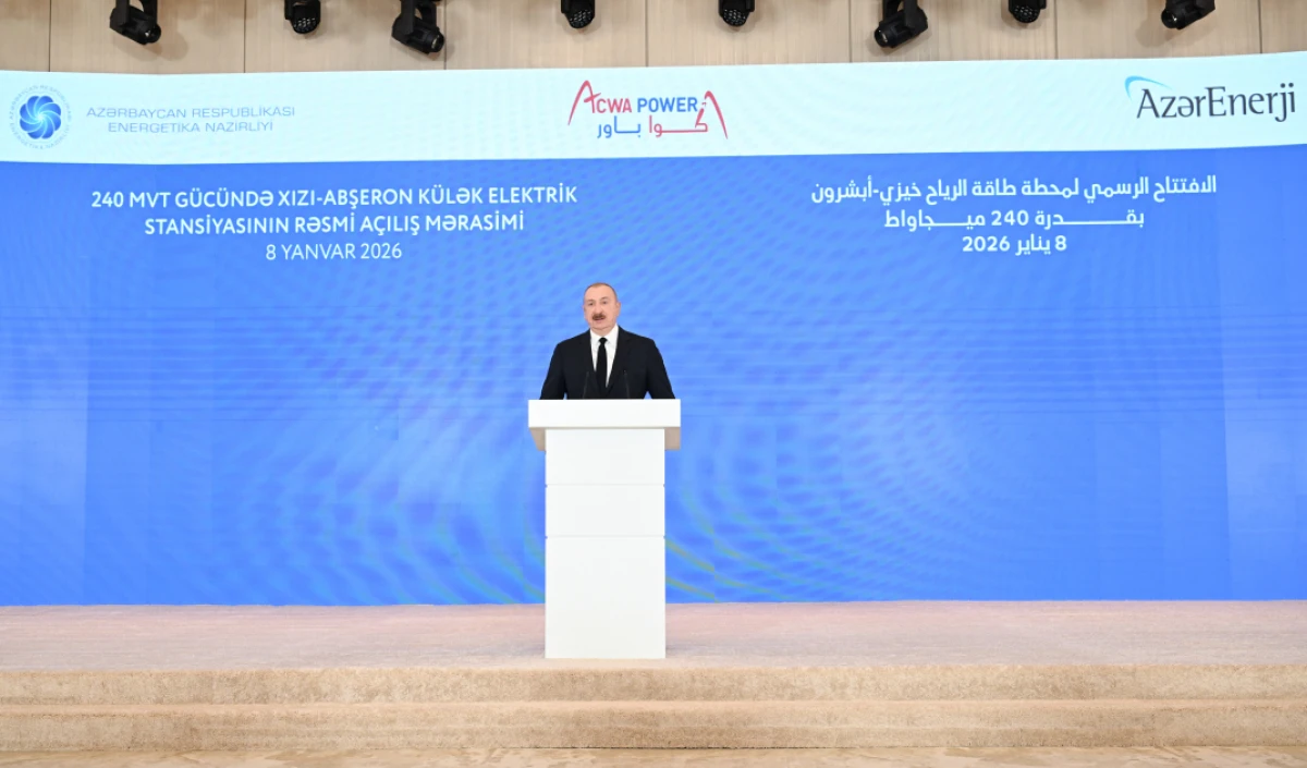 “Xızı-Abşeron” Külək Elektrik Stansiyasının rəsmi açılış mərasimi keçirildi - YENİLƏNDİ 4 — 9