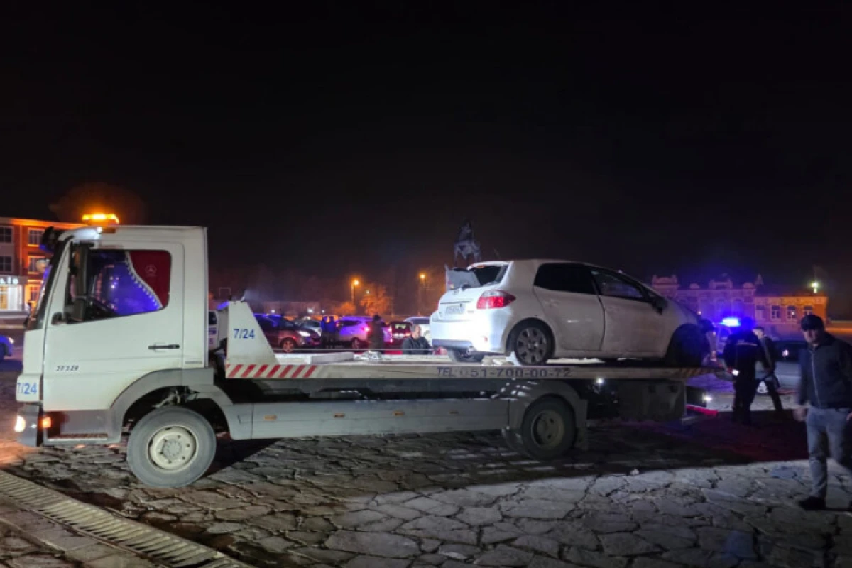 Naxçıvanda avtomobil aşdı- Yaralanan var