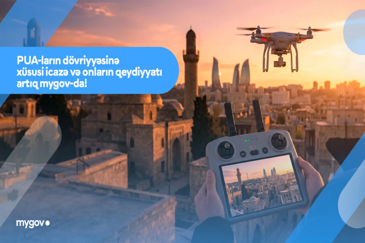 Mülki PUA-ların dövriyyəsinə icazə "mygov" üzərindən verilir
