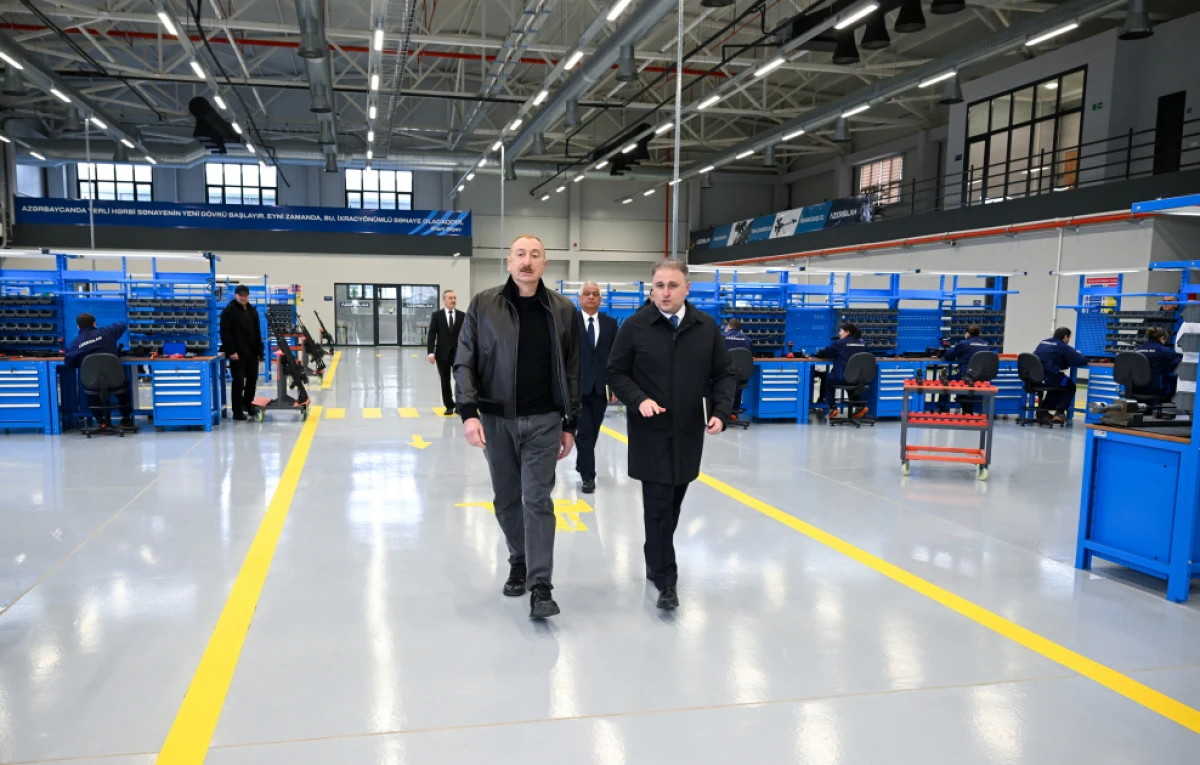 Prezident Tərtər elektromexanika zavodunun yenidənqurmadan sonra açılışında iştirak etdi - YENİLƏNDİ — 4
