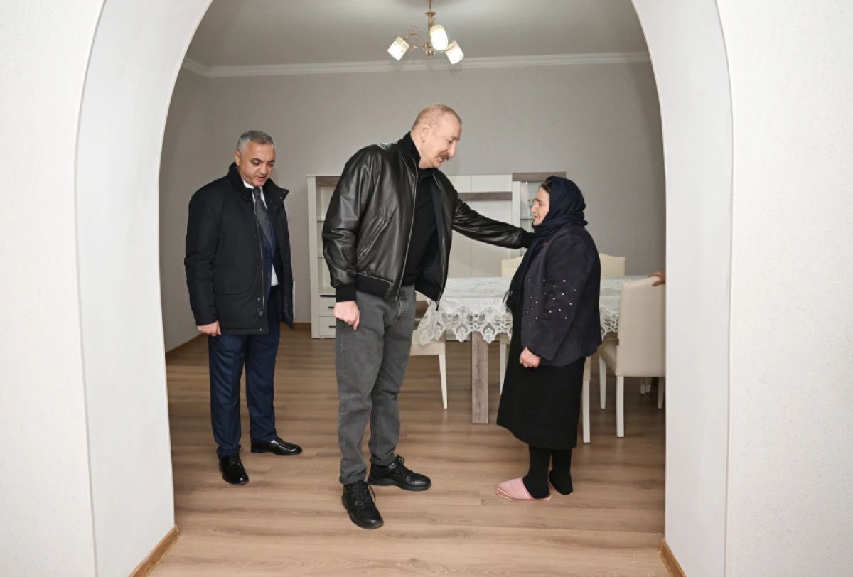 Prezident İlham Əliyev Ağdərə rayonunun Çapar kəndində görülmüş işlərlə tanış oldu - YENİLƏNDİ — 2