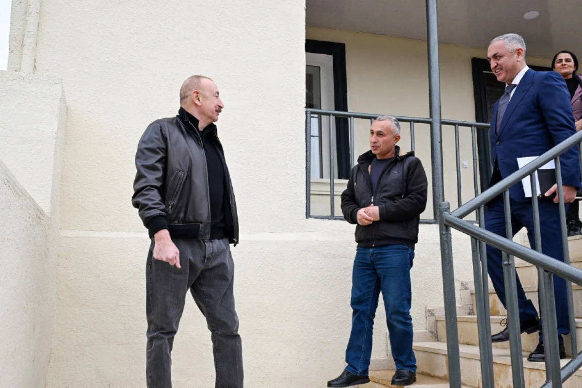 İlham Əliyev Ağdərənin Heyvalı kəndində görülmüş işlərlə tanış oldu YENİLƏNDİ — 3