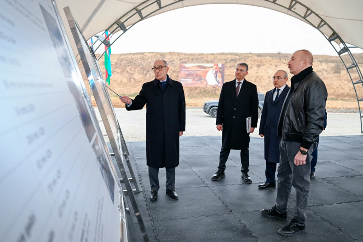 Prezident “Dəmirli” Filiz Emalı Kompleksinin fəaliyyəti ilə tanış oldu - YENİLƏNDi
