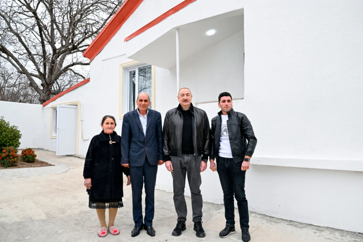 Prezident Ağdərənin Çıldıran kəndində görülmüş işlərlə tanış oldu - YENİLƏNDİ