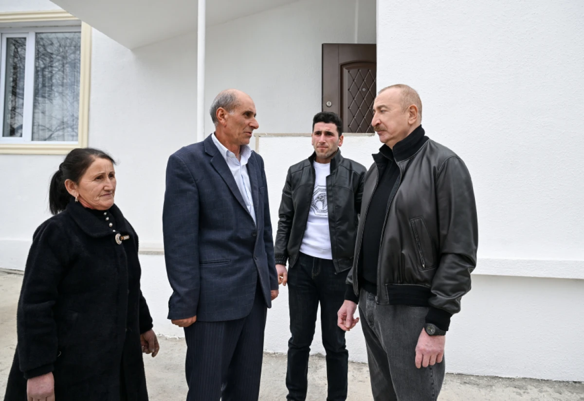 Prezident Ağdərənin Çıldıran kəndində görülmüş işlərlə tanış oldu - YENİLƏNDİ — 5