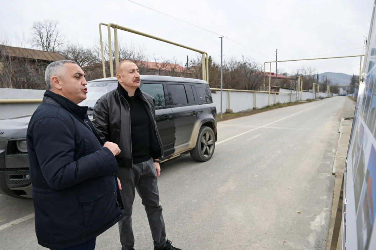 Prezident Ağdərənin Aşağı Oratağ kəndində görülmüş işlərlə tanış oldu - YENİLƏNDİ — 8