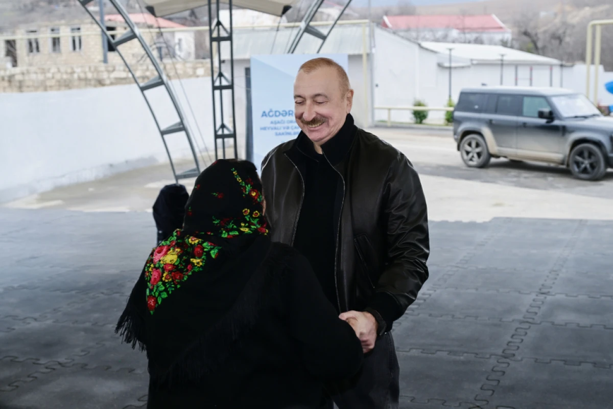 Prezident Ağdərədə sakinlər ilə görüşdü  - YENİLƏNDİ — 8