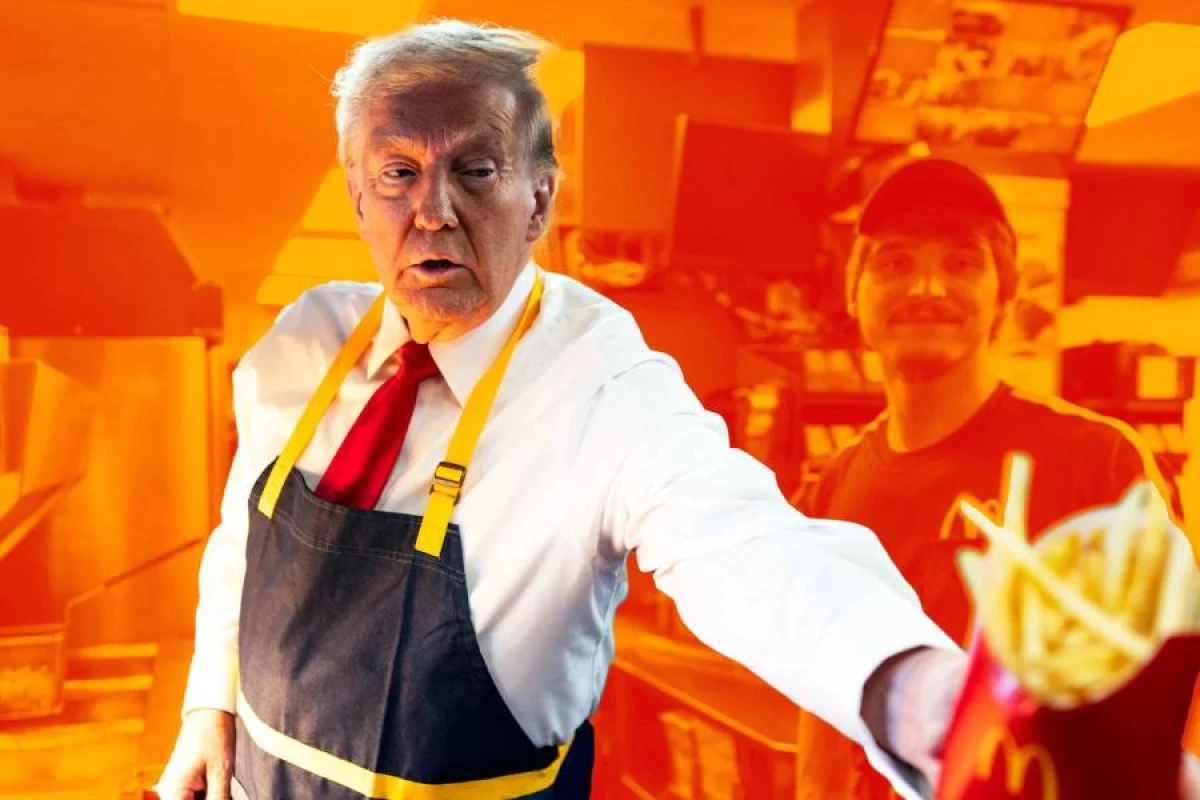 Trampın "McDonald’s" menyusu ŞOK ETDİ: Bir oturuşda 3 burger!