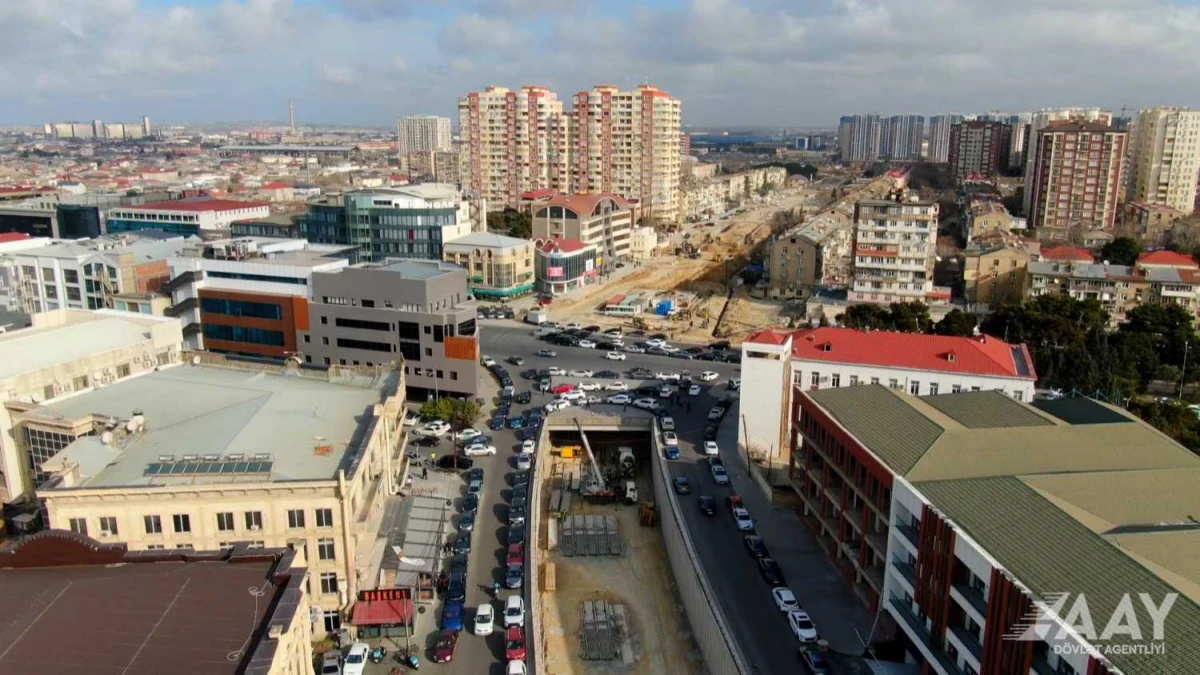 Yeni avtomobil yolunun tikintisi davam etdirilir - FOTO — 1