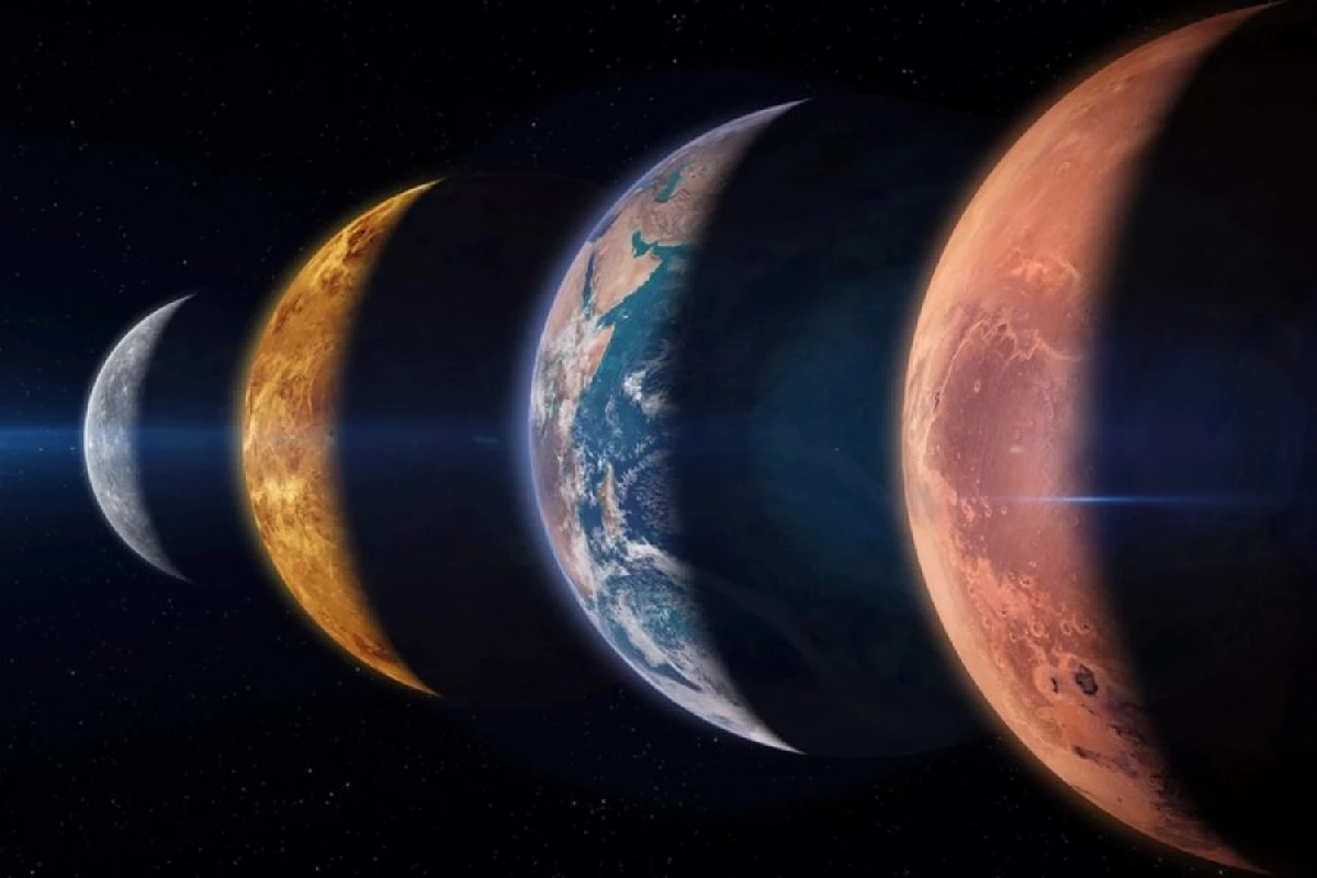Planetlər Günəş ətrafında düzülür