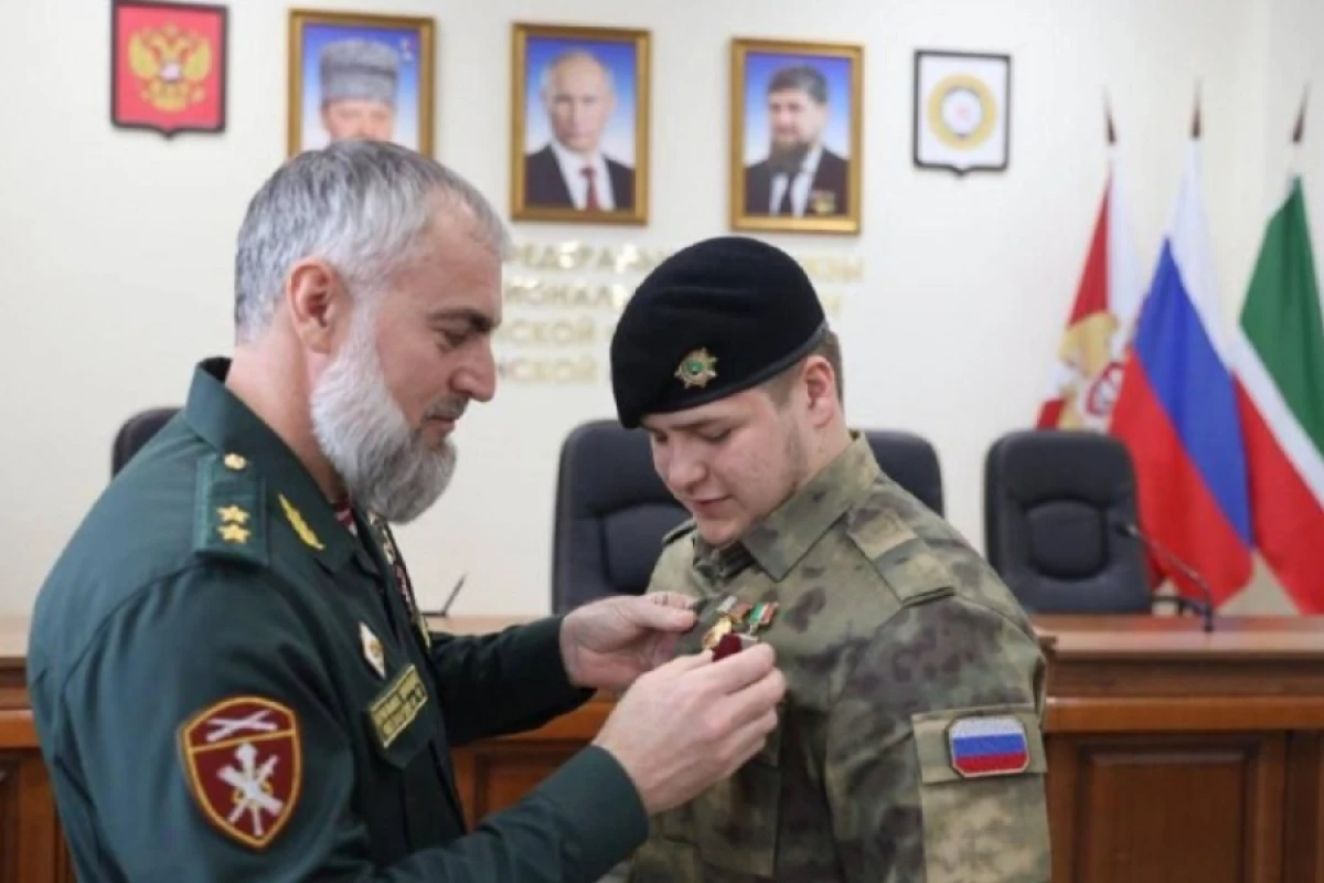 Ramzan Kadırovun oğlu medalla təltif edildi