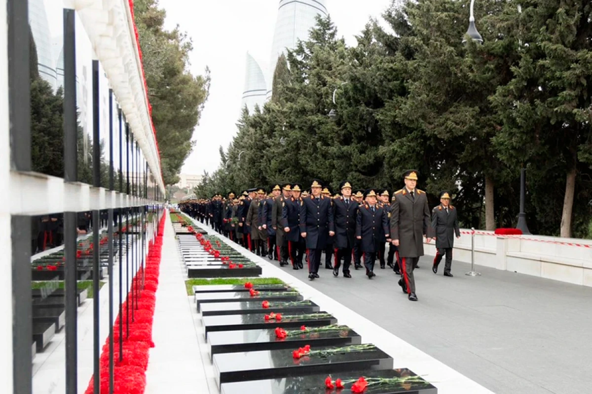 DİN-in şəxsi heyəti 20 Yanvar şəhidlərinin xatirəsini yad etdi