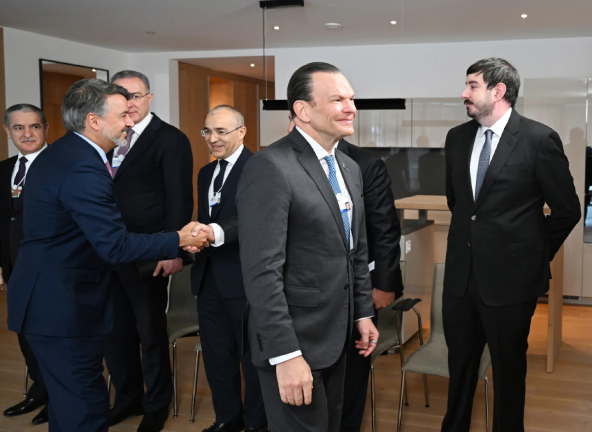 Prezident Davosda Braziliyanın “BTG Pactual” şirkətinin sədri ilə görüşdü — 3