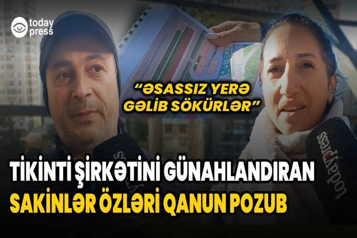 Tikinti şirkətinin rəhbəri: Yandırılan və kəsilən ağaclar təxribatdır -VİDEO