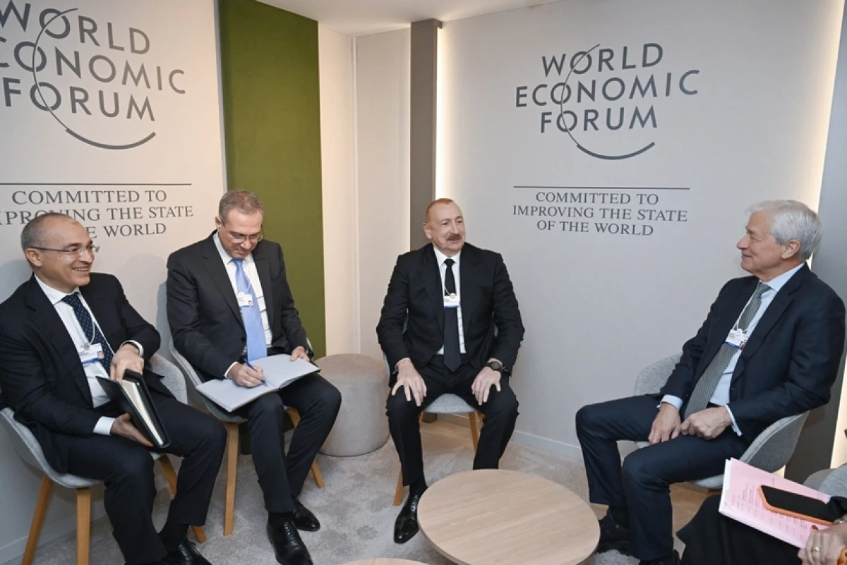İlham Əliyev "J.P. Morgan" şirkətinin sədri və baş icraçı direktoru ilə görüşdü - YENİLƏNDİ — 1
