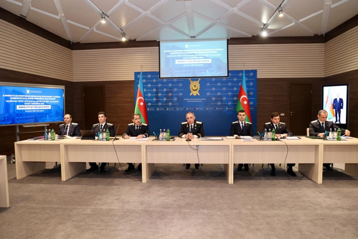 Korrupsiyaya qarşı Mübarizə İdarəsində əməliyyat müşavirəsi keçirildi — 2