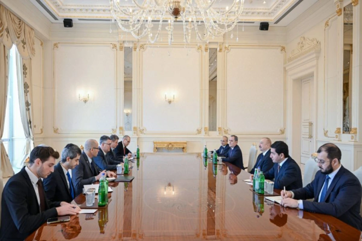 İlham Əliyev İsrailin xarici işlər nazirini qəbul etdi — 1