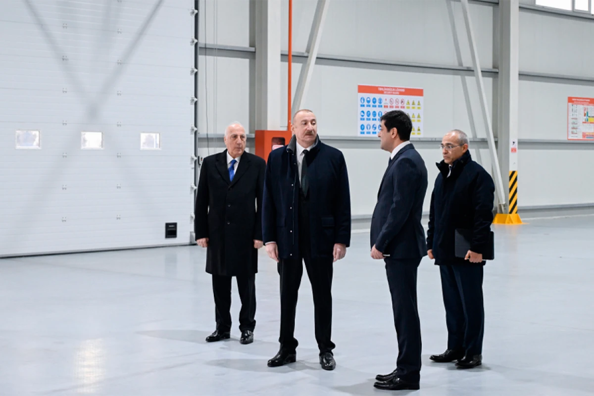 Sumqayıt Sənaye Parkında karton və qutu taralarının istehsalı müəssisəsinin açılışı oldu