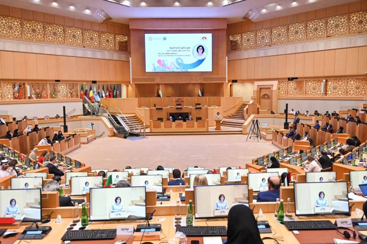 Milli Məclisin sədri Əbu-Dabidə forumda çıxış etdi — 1