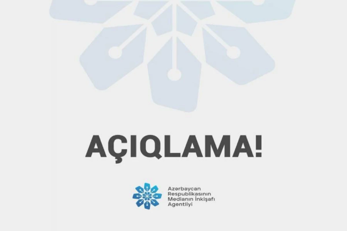 MEDİA Azərbaycan-Türkiyə strateji müttəfiqliyini hədəf alan dezinformasiya barədə AÇIQLAMA YAYDI