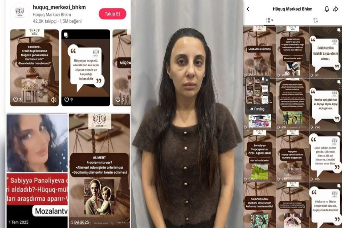 TikTok-da dələduzluq edən “hüquqşünas” həbs edildi