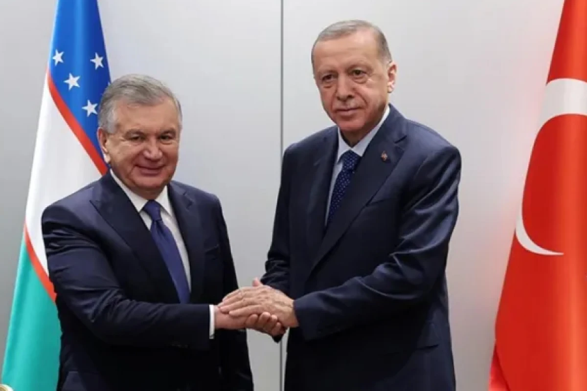 Ərdoğanla Mirziyoyev görüşdü