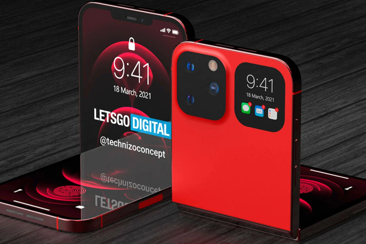 "Apple" “Flip” formatlı qatlanan "iPhone" üzərində düşünür