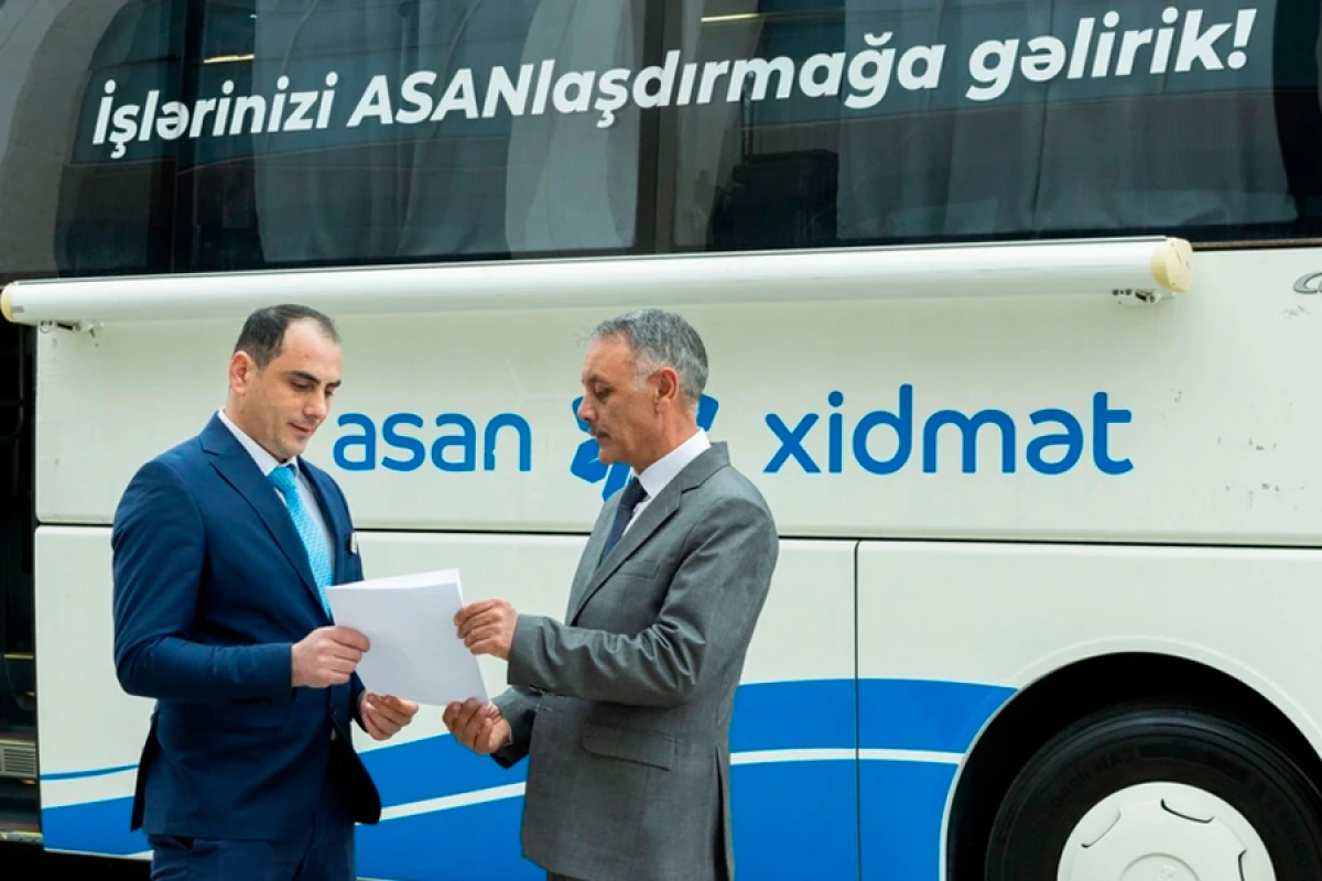 Səyyar ASAN xidmət Ağdaşda fəaliyyətə başladı
