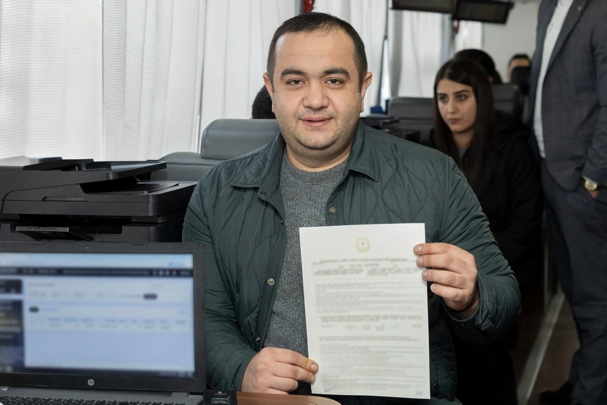 Səyyar ASAN xidmət Ağdaşda fəaliyyətə başladı — 1