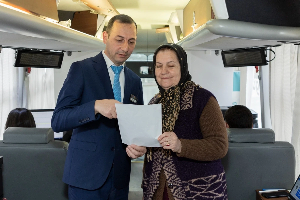Səyyar ASAN xidmət Ağdaşda fəaliyyətə başladı — 2