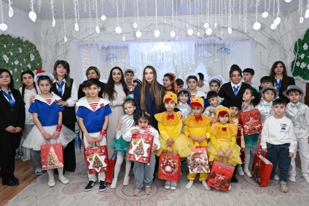 Leyla Əliyeva və Alena Əliyeva Gəncədə uşaq evini ziyarət etdilər