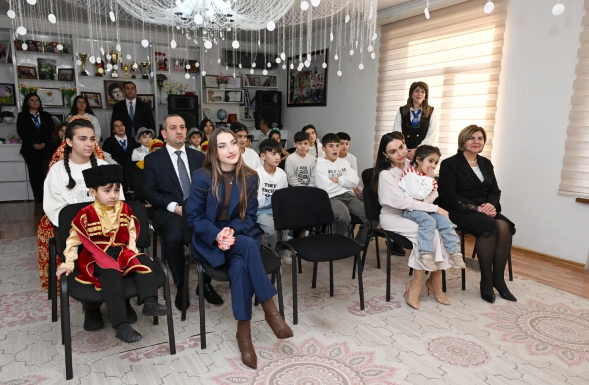 Leyla Əliyeva və Alena Əliyeva Gəncədə uşaq evini ziyarət etdilər — 4