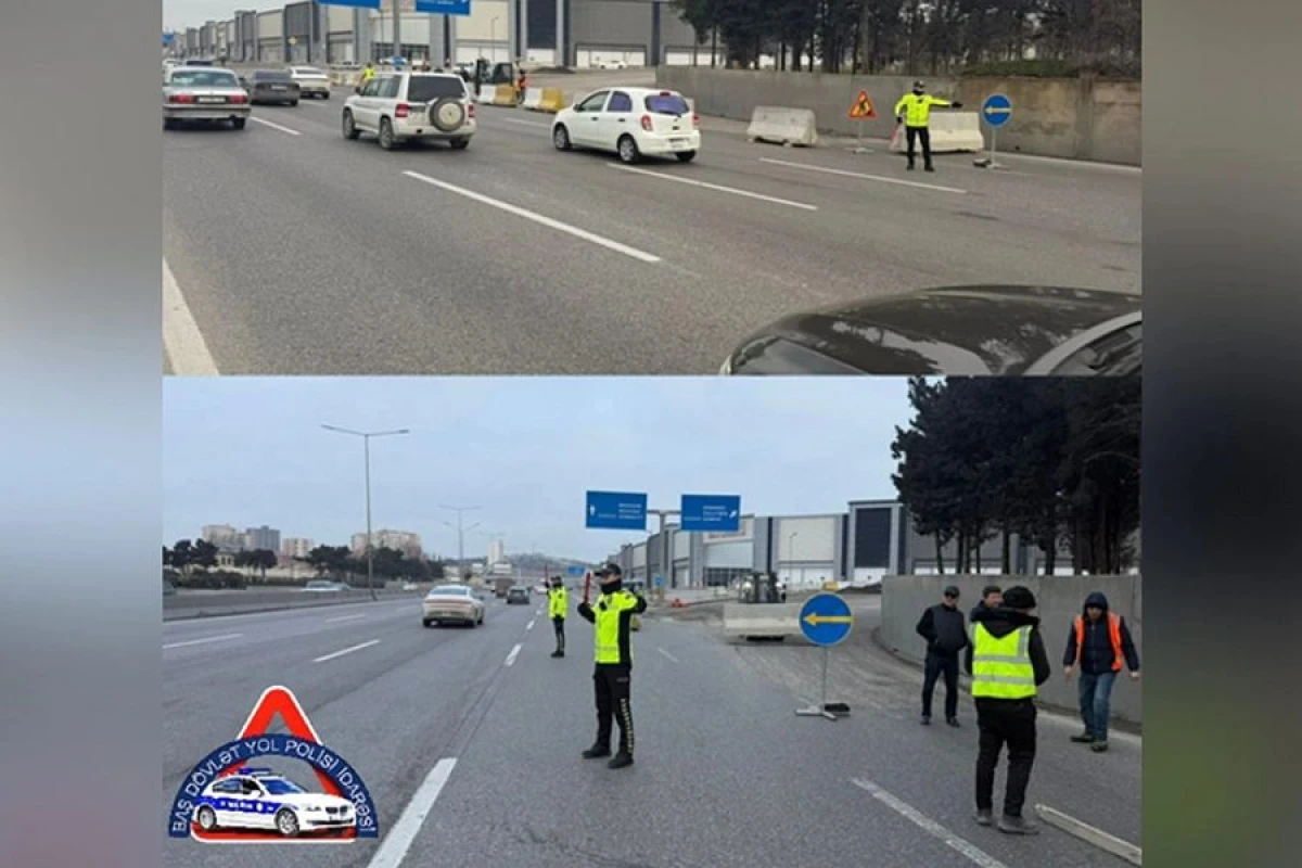 Bəzi yollarda nəqliyyatın hərəkətinə məhdudiyyət tətbiq edildi