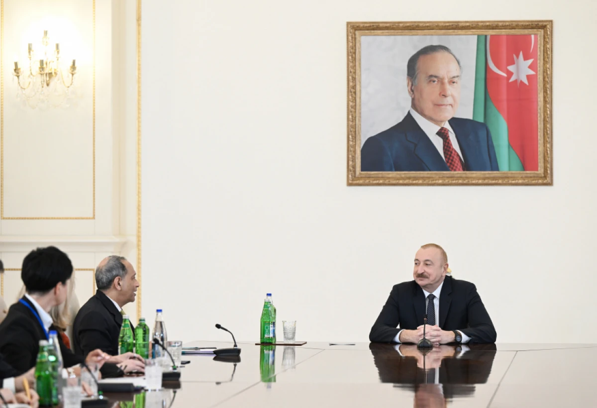 İlham Əliyev ABŞ Ticarət Palatasının nümayəndə heyətini qəbul etdi- Yeniləndi — 3