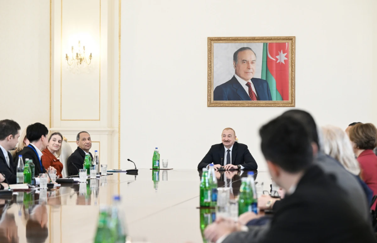 İlham Əliyev ABŞ Ticarət Palatasının nümayəndə heyətini qəbul etdi- Yeniləndi — 6