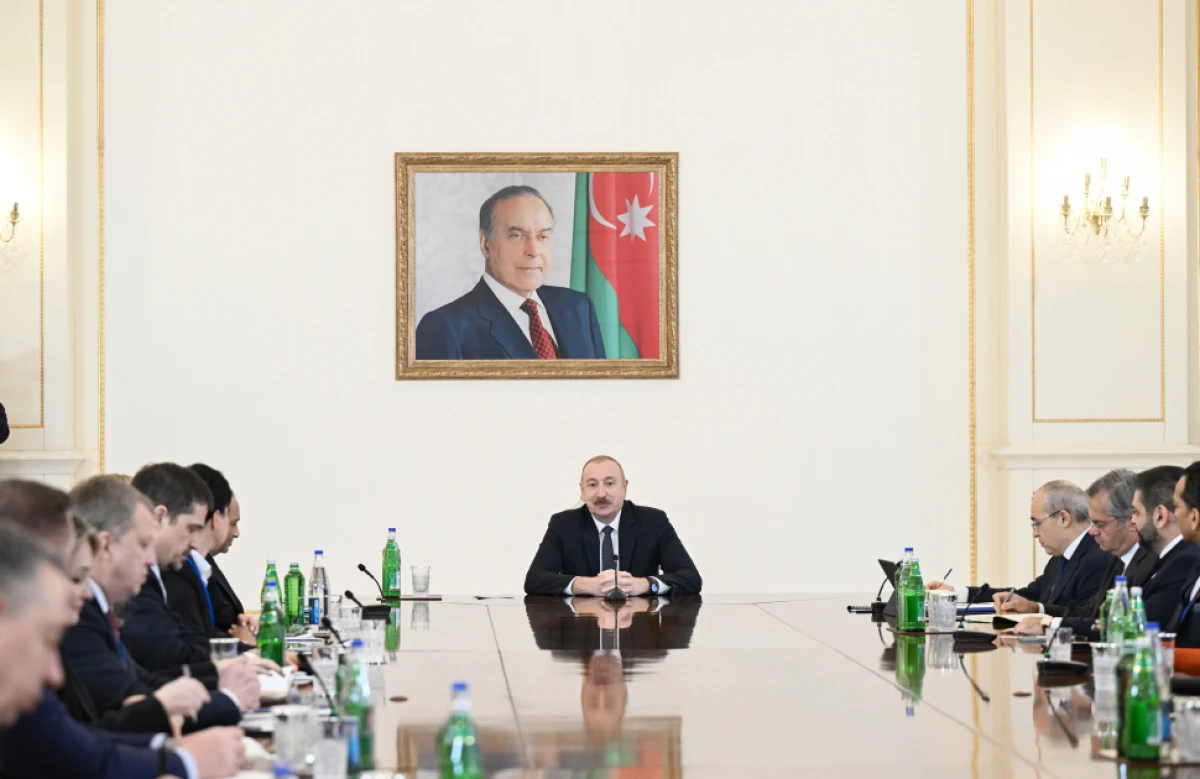 İlham Əliyev ABŞ Ticarət Palatasının nümayəndə heyətini qəbul etdi- Yeniləndi — 7
