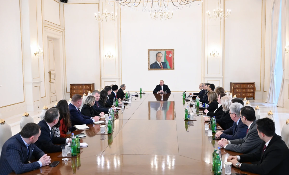 İlham Əliyev ABŞ Ticarət Palatasının nümayəndə heyətini qəbul etdi- Yeniləndi — 9
