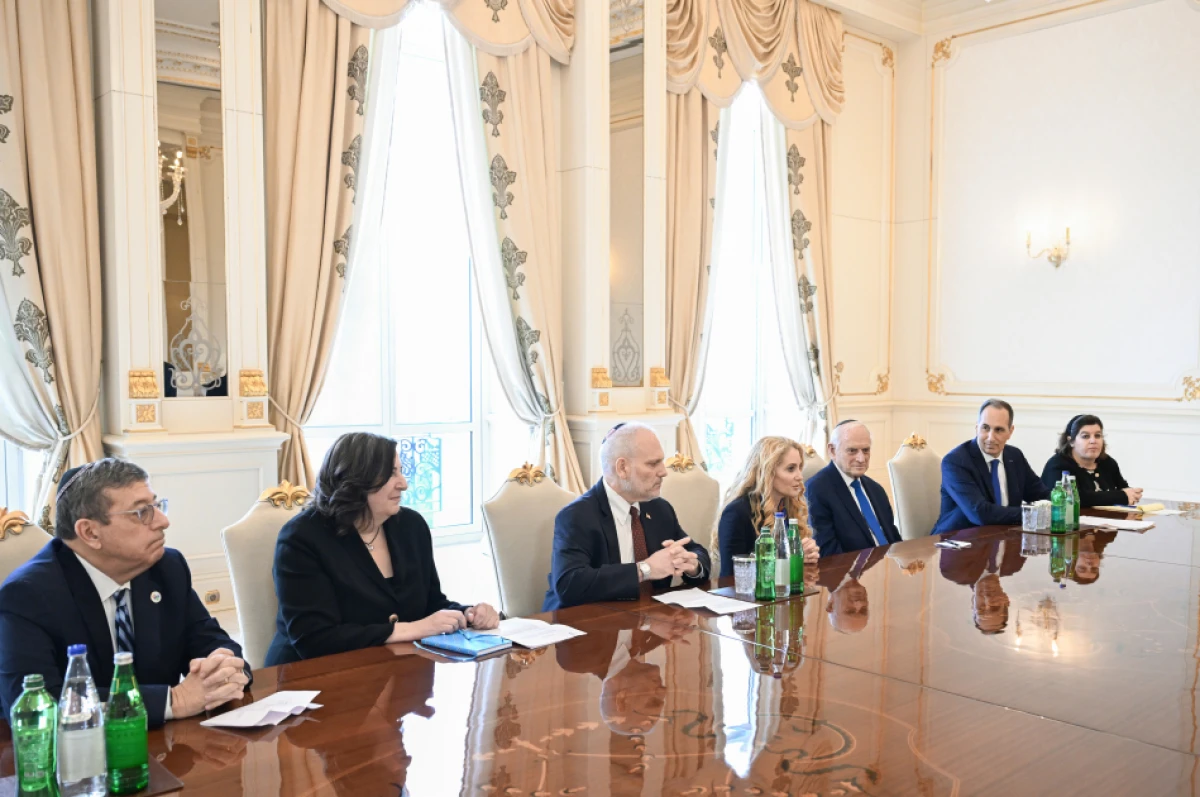 Prezident İlham Əliyev ABŞ-nin Əsas Amerika Yəhudi Təşkilatlarının Prezidentləri Konfransının nümayəndə heyətini qəbul etdi — 2