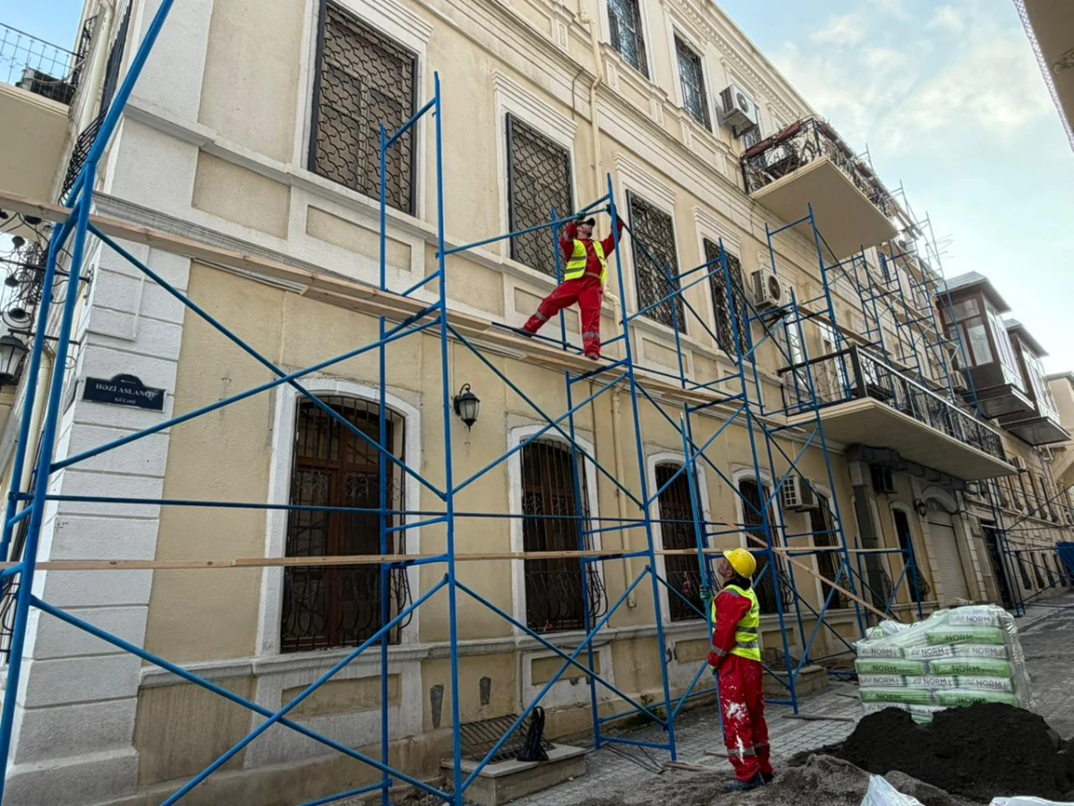BŞİH: İslam Səfərli küçəsində abadlıq-quruculuq işləri davam etdirilir — 3