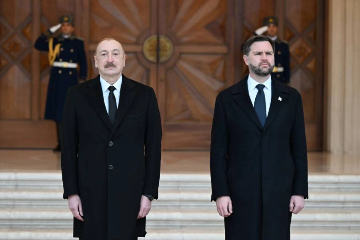 ABŞ-nin Vitse-prezidentinin rəsmi qarşılanma mərasimi oldu — 6