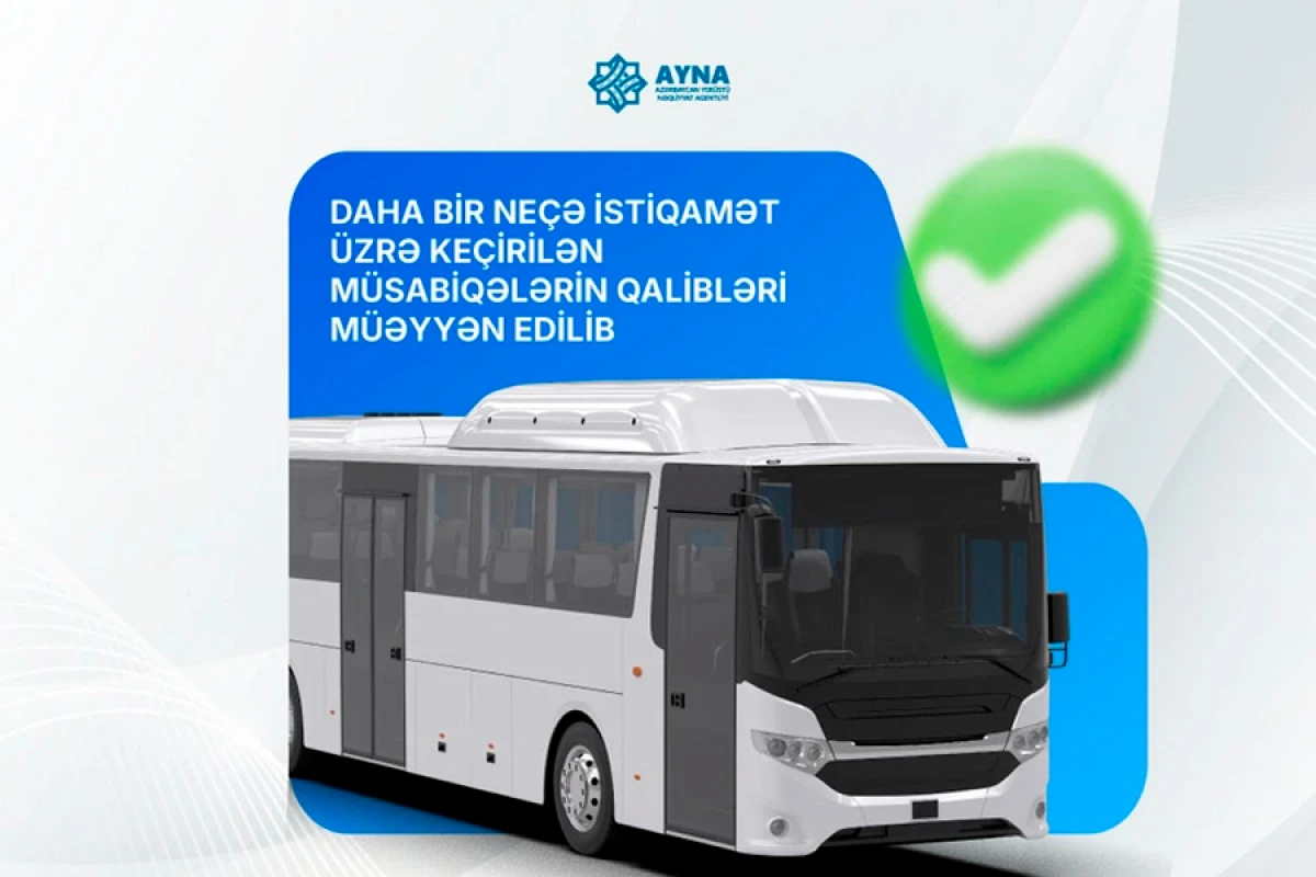 Daha 5 istiqamət üzrə keçirilən müsabiqələrin qalibləri müəyyənləşdi