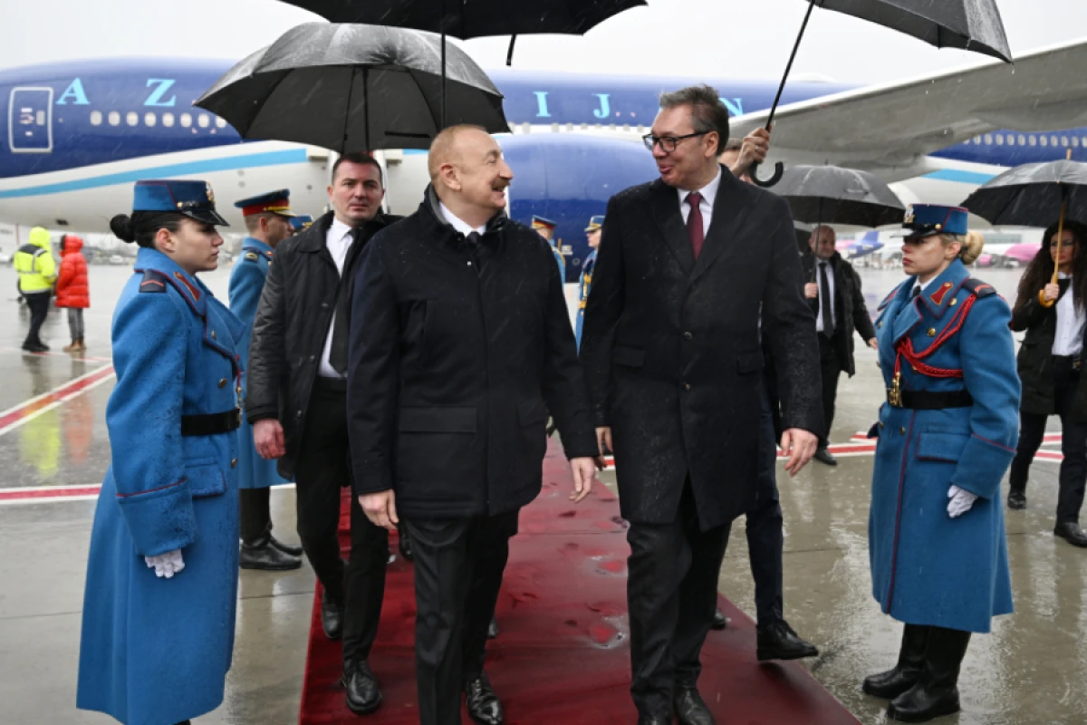 Prezident İlham Əliyev Serbiyaya rəsmi səfər etdi