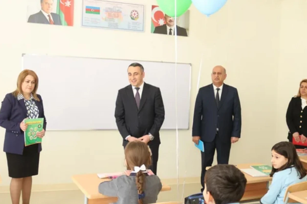 Ağdamda 1 nömrəli məktəbdə tədrisə başlanıldı