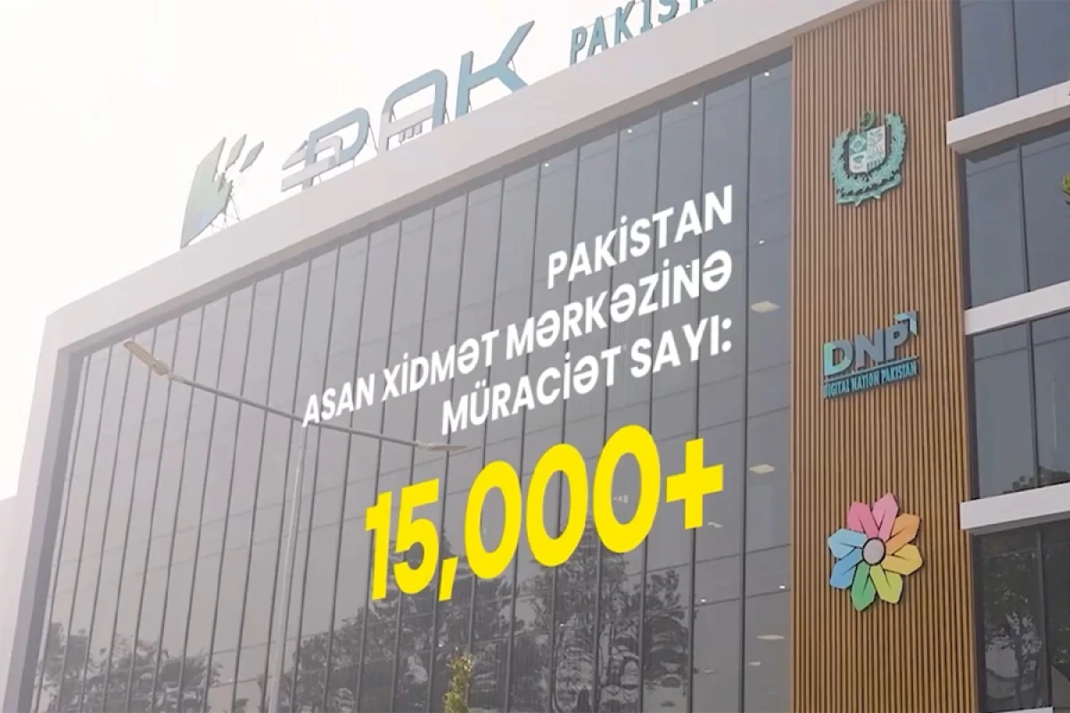 "Pakistan ASAN xidmət"ə 15 000-dən çox müraciət daxil oldu - VİDEO