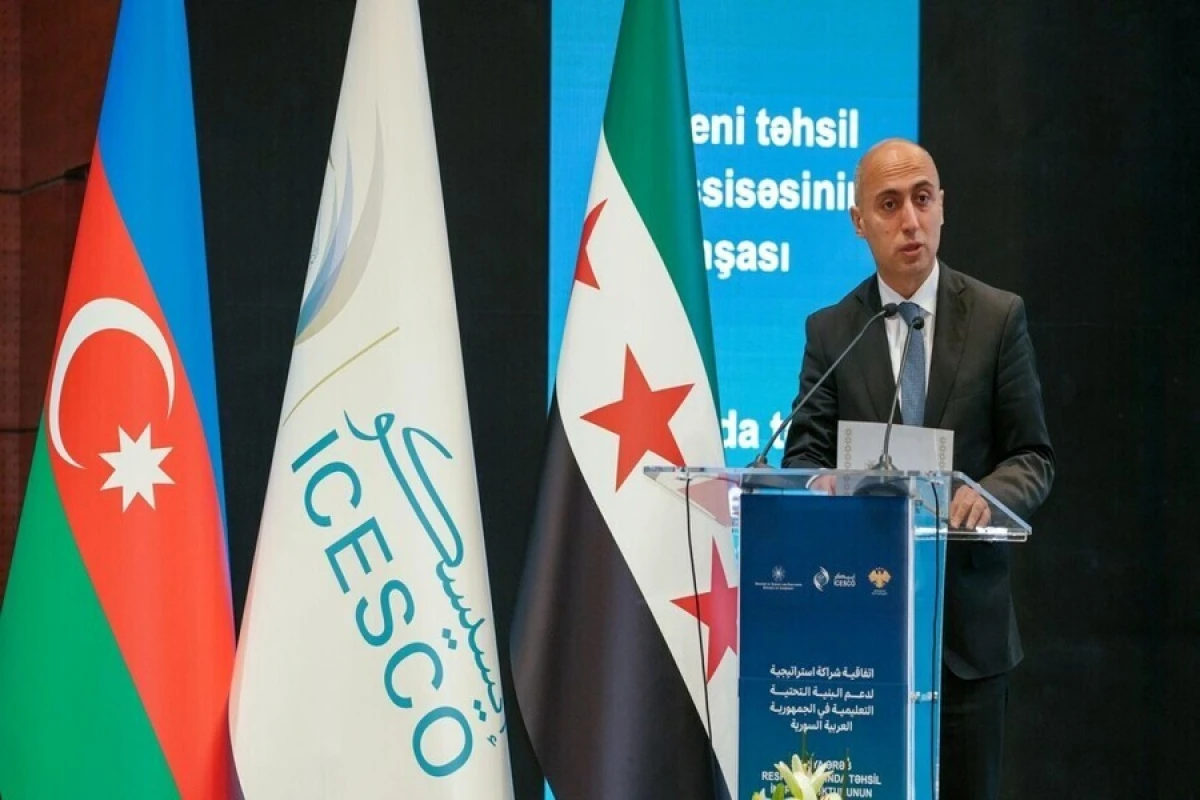 Azərbaycan Suriyada 10-a yaxın yeni məktəb tikəcək