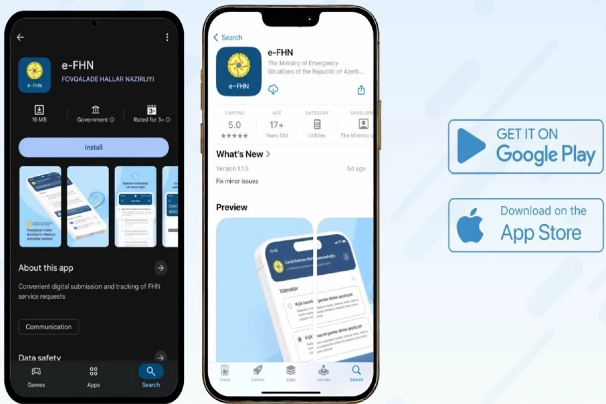 “e-FHN” mobil tətbiqi istifadəyə verildi - VİDEO